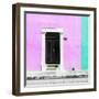 ¡Viva Mexico! Square Collection - Pink and Coral Green Facade - Campeche-Philippe Hugonnard-Framed Photographic Print