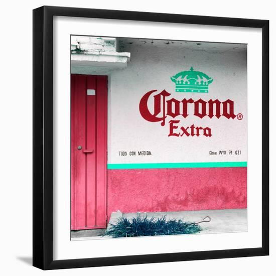 ¡Viva Mexico! Square Collection - Pink Extra-Philippe Hugonnard-Framed Photographic Print