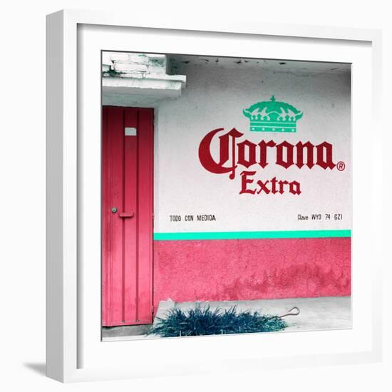 ¡Viva Mexico! Square Collection - Pink Extra-Philippe Hugonnard-Framed Photographic Print