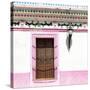 ¡Viva Mexico! Square Collection - Pink Facade-Philippe Hugonnard-Stretched Canvas