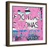 ¡Viva Mexico! Square Collection - Pink Grunge Wall-Philippe Hugonnard-Framed Photographic Print