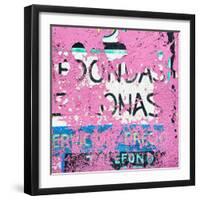 ¡Viva Mexico! Square Collection - Pink Grunge Wall-Philippe Hugonnard-Framed Photographic Print