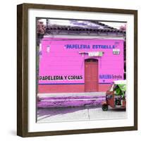 ¡Viva Mexico! Square Collection - Pink Papeleria-Philippe Hugonnard-Framed Photographic Print