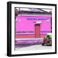 ¡Viva Mexico! Square Collection - Pink Papeleria-Philippe Hugonnard-Framed Photographic Print