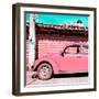 ¡Viva Mexico! Square Collection - Pink VW Beetle Car-Philippe Hugonnard-Framed Photographic Print