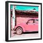 ¡Viva Mexico! Square Collection - Pink VW Beetle Car-Philippe Hugonnard-Framed Photographic Print