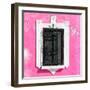 ¡Viva Mexico! Square Collection - Pink Wall & Black Window-Philippe Hugonnard-Framed Photographic Print