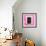 ¡Viva Mexico! Square Collection - Pink Wall & Black Window-Philippe Hugonnard-Framed Photographic Print displayed on a wall