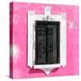 ¡Viva Mexico! Square Collection - Pink Wall & Black Window-Philippe Hugonnard-Stretched Canvas