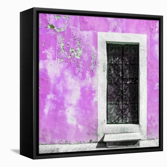 ¡Viva Mexico! Square Collection - Pink Wall of Silence-Philippe Hugonnard-Framed Stretched Canvas