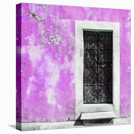 ¡Viva Mexico! Square Collection - Pink Wall of Silence-Philippe Hugonnard-Stretched Canvas