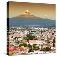 ¡Viva Mexico! Square Collection - Popocatepetl Volcano in Puebla II-Philippe Hugonnard-Stretched Canvas