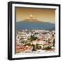 ¡Viva Mexico! Square Collection - Popocatepetl Volcano in Puebla II-Philippe Hugonnard-Framed Photographic Print