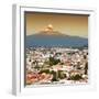 ¡Viva Mexico! Square Collection - Popocatepetl Volcano in Puebla II-Philippe Hugonnard-Framed Photographic Print