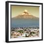 ¡Viva Mexico! Square Collection - Popocatepetl Volcano in Puebla IV-Philippe Hugonnard-Framed Photographic Print