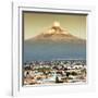 ¡Viva Mexico! Square Collection - Popocatepetl Volcano in Puebla IV-Philippe Hugonnard-Framed Photographic Print