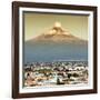 ¡Viva Mexico! Square Collection - Popocatepetl Volcano in Puebla IV-Philippe Hugonnard-Framed Photographic Print