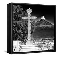 ¡Viva Mexico! Square Collection - Popocatepetl Volcano in Puebla IX-Philippe Hugonnard-Framed Stretched Canvas