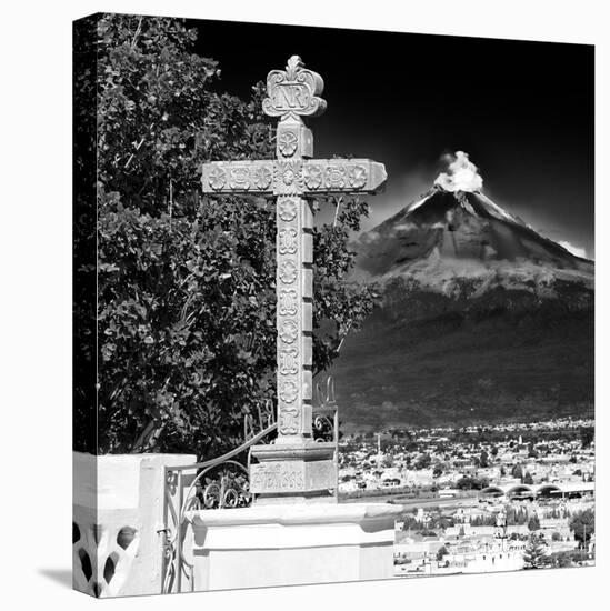 ¡Viva Mexico! Square Collection - Popocatepetl Volcano in Puebla IX-Philippe Hugonnard-Stretched Canvas