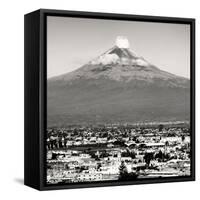 ¡Viva Mexico! Square Collection - Popocatepetl Volcano in Puebla V-Philippe Hugonnard-Framed Stretched Canvas