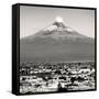 ¡Viva Mexico! Square Collection - Popocatepetl Volcano in Puebla V-Philippe Hugonnard-Framed Stretched Canvas