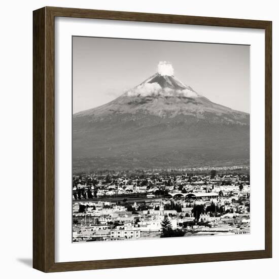 ¡Viva Mexico! Square Collection - Popocatepetl Volcano in Puebla V-Philippe Hugonnard-Framed Photographic Print