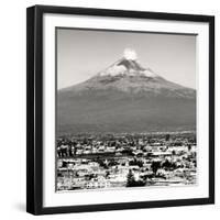 ¡Viva Mexico! Square Collection - Popocatepetl Volcano in Puebla V-Philippe Hugonnard-Framed Photographic Print
