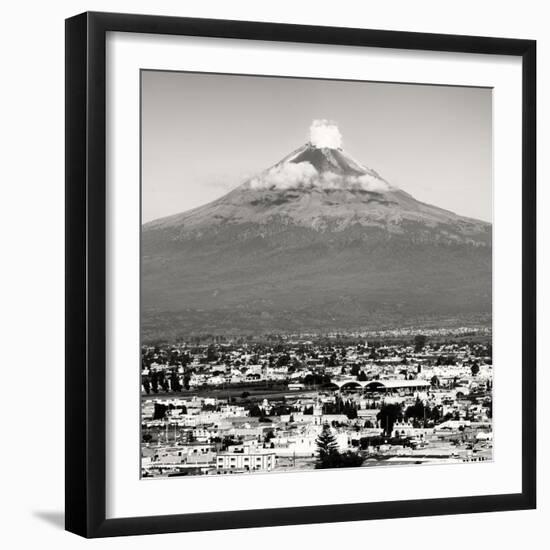 ¡Viva Mexico! Square Collection - Popocatepetl Volcano in Puebla V-Philippe Hugonnard-Framed Photographic Print