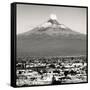 ¡Viva Mexico! Square Collection - Popocatepetl Volcano in Puebla V-Philippe Hugonnard-Framed Stretched Canvas