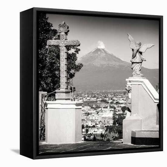 ¡Viva Mexico! Square Collection - Popocatepetl Volcano in Puebla VII-Philippe Hugonnard-Framed Stretched Canvas