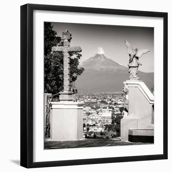 ¡Viva Mexico! Square Collection - Popocatepetl Volcano in Puebla VII-Philippe Hugonnard-Framed Photographic Print