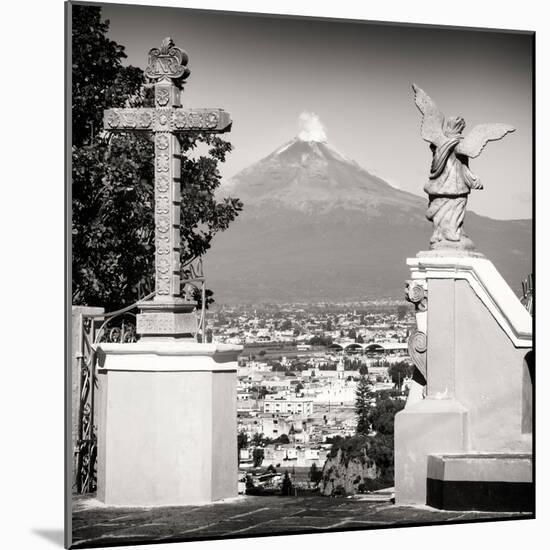 ¡Viva Mexico! Square Collection - Popocatepetl Volcano in Puebla VII-Philippe Hugonnard-Mounted Photographic Print