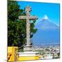 ¡Viva Mexico! Square Collection - Popocatepetl Volcano in Puebla VIII-Philippe Hugonnard-Mounted Photographic Print