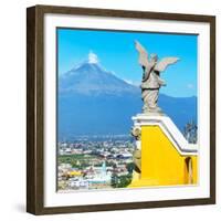 ¡Viva Mexico! Square Collection - Popocatepetl Volcano in Puebla X-Philippe Hugonnard-Framed Photographic Print