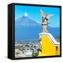 ¡Viva Mexico! Square Collection - Popocatepetl Volcano in Puebla X-Philippe Hugonnard-Framed Stretched Canvas