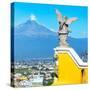 ¡Viva Mexico! Square Collection - Popocatepetl Volcano in Puebla X-Philippe Hugonnard-Stretched Canvas