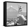 ¡Viva Mexico! Square Collection - Popocatepetl Volcano in Puebla XI-Philippe Hugonnard-Framed Stretched Canvas