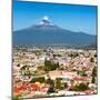 ¡Viva Mexico! Square Collection - Popocatepetl Volcano in Puebla-Philippe Hugonnard-Mounted Photographic Print