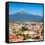 ¡Viva Mexico! Square Collection - Popocatepetl Volcano in Puebla-Philippe Hugonnard-Framed Stretched Canvas