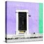 ¡Viva Mexico! Square Collection - Purple and Coral Green Facade - Campeche-Philippe Hugonnard-Stretched Canvas