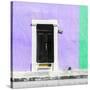 ¡Viva Mexico! Square Collection - Purple and Coral Green Facade - Campeche-Philippe Hugonnard-Stretched Canvas