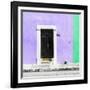 ¡Viva Mexico! Square Collection - Purple and Coral Green Facade - Campeche-Philippe Hugonnard-Framed Photographic Print