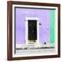 ¡Viva Mexico! Square Collection - Purple and Coral Green Facade - Campeche-Philippe Hugonnard-Framed Photographic Print