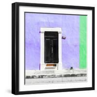 ¡Viva Mexico! Square Collection - Purple and Green Facade - Campeche-Philippe Hugonnard-Framed Photographic Print