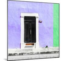 ¡Viva Mexico! Square Collection - Purple and Green Facade - Campeche-Philippe Hugonnard-Mounted Photographic Print