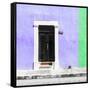 ¡Viva Mexico! Square Collection - Purple and Green Facade - Campeche-Philippe Hugonnard-Framed Stretched Canvas