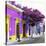 ¡Viva Mexico! Square Collection - Purple Facade in Oaxaca-Philippe Hugonnard-Stretched Canvas