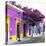 ¡Viva Mexico! Square Collection - Purple Facade in Oaxaca-Philippe Hugonnard-Stretched Canvas