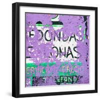 ¡Viva Mexico! Square Collection - Purple Grunge Wall-Philippe Hugonnard-Framed Photographic Print