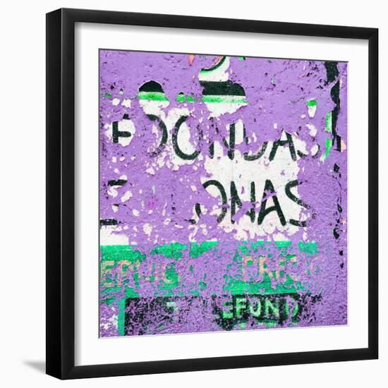 ¡Viva Mexico! Square Collection - Purple Grunge Wall-Philippe Hugonnard-Framed Photographic Print